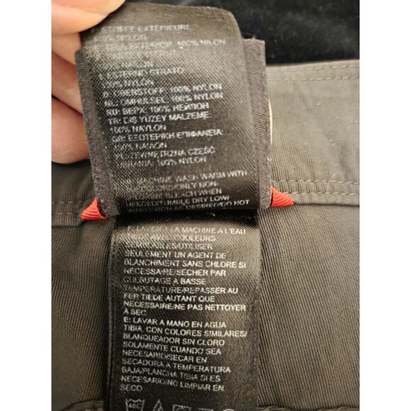 The North Face Hiking Shorts Mens 38x10 Dark Gray Stretch Zip Pocket Lightweight - Picture 7 of 9